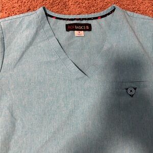 Women’s  Blue Scrub Top